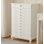 Armoire à bijoux en bouleau de style européen avec serrure d'empreinte digitale pour un rangement sûr