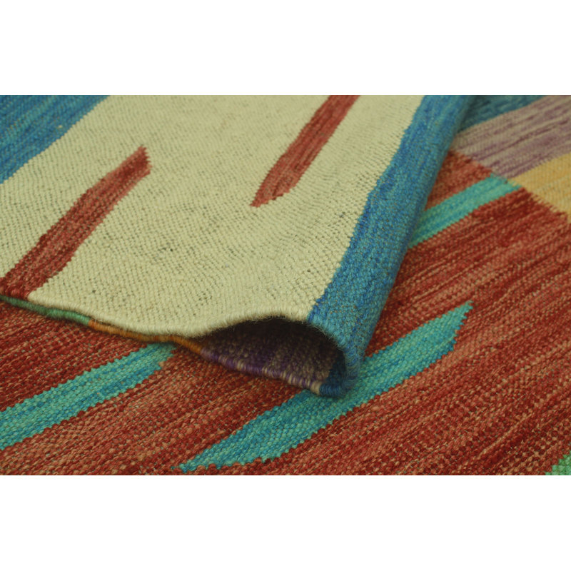 Brendalis Wool Striped Indoor Rug