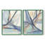 ABSTRACT Series DCCxxi - reproduction encadrée de qualité supérieure - prête à être accrochée - aucun clou requis - aucun clou requis-1654746917-1654746920