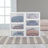 Sterilite 27 Qt (4 Pk) & 16 Qt (6 Pk) Stackable Plastic Storage Drawer Container