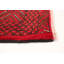 Tapis décoratif en laine rouge de conception unique noué à la main des années 1980 9 pi 8 po x 11 pi 8 po Dessarae
