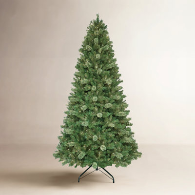 9' Pre-Lit Pine Christmas Tree