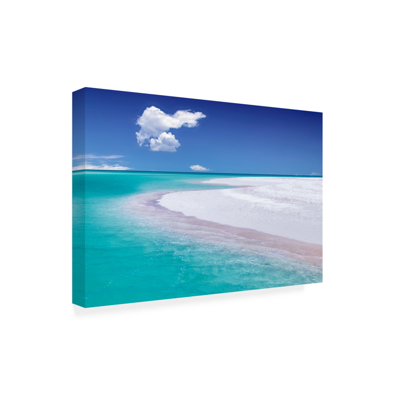 «Beach 15» par Dennis Frates - Photographie sur toile tendue, H 22 po x l 32 po x P 2 po