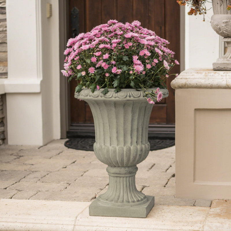 Urne jardinière pour intérieur et extérieur, Vert antique
