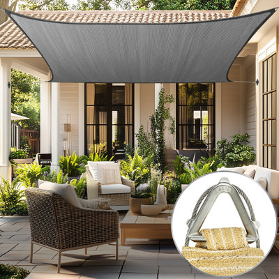 Voile d'ombrage rectangulaire Royal Shade Pro Ring