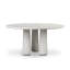 Rye Outdoor Dining Table-60"-Aged White Concrete