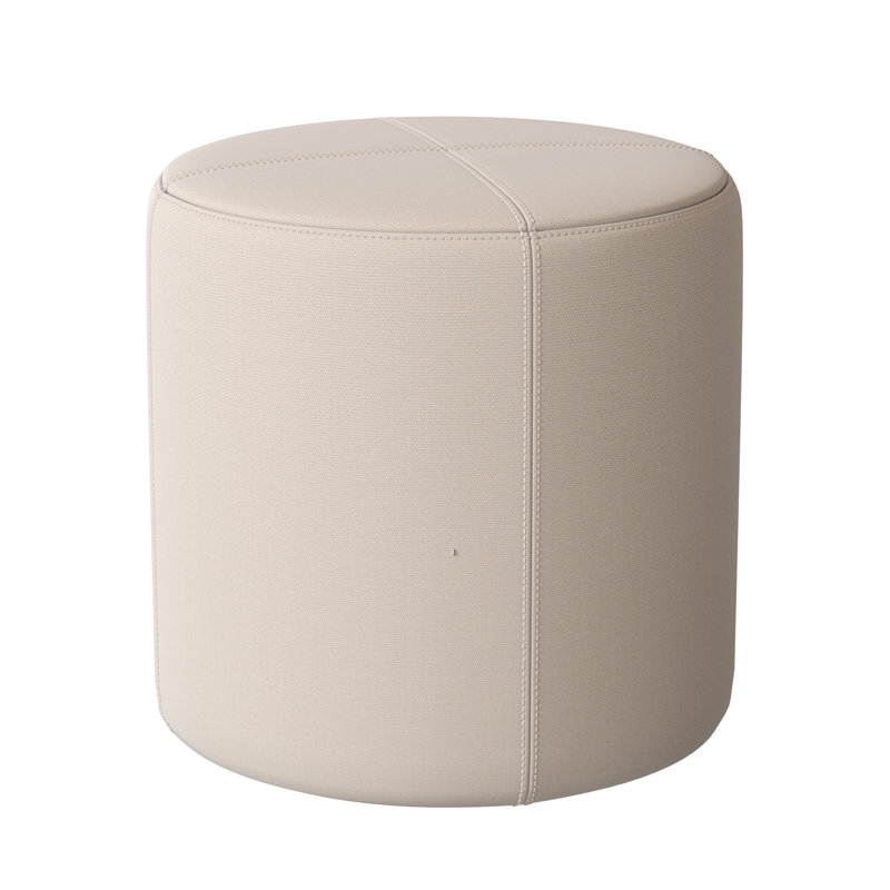 Porthleven Upholstered Ottoman, Key Oatmeal