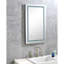 Miroir de salle de bain à DEL 40 po x 32 po à brouillard à intensité variable - 3 couleurs