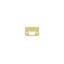 Deltana SP225U3 Strike Plate, 2-1/4" x 1-1/2" in Polished Brass