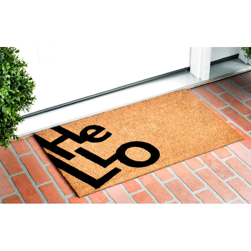 Tapis d'entrée antidérapant Stonefort, H 0,6 po x L 48 po x l 30 po, Naturel