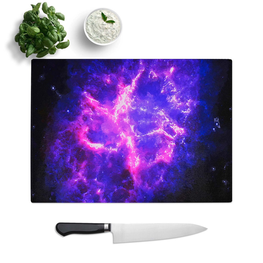 Tempered Glass Universe in Abstract Vol.7 Chopping Board