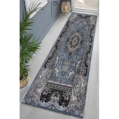 Runner Floral Area Rug