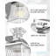 Éclairage pour meuble-lavabo 3 lumières Jasonlee