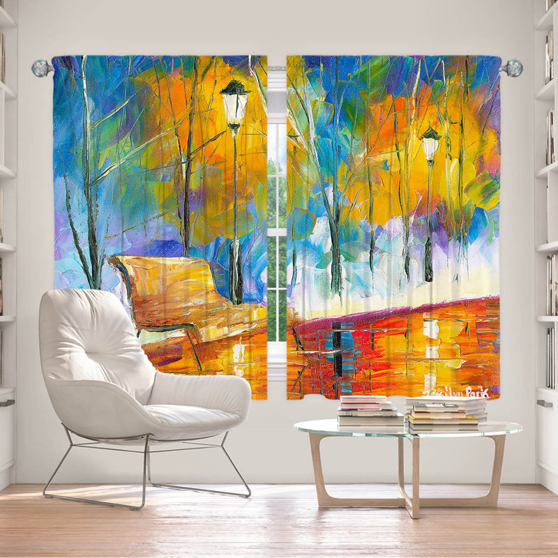 Jeneal Room Darkening Curtain Pair, 56" W x 78" L