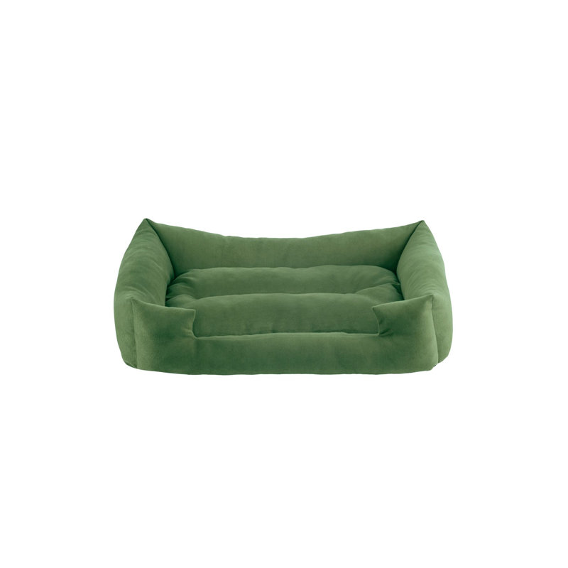 Lit pour animal de compagnie, Taille moyenne: L 27,56 po x l 21,65 po, Vert
