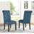 2pcs Solid Wood Chairs - , Armless Design Dining Legs,-323084220
