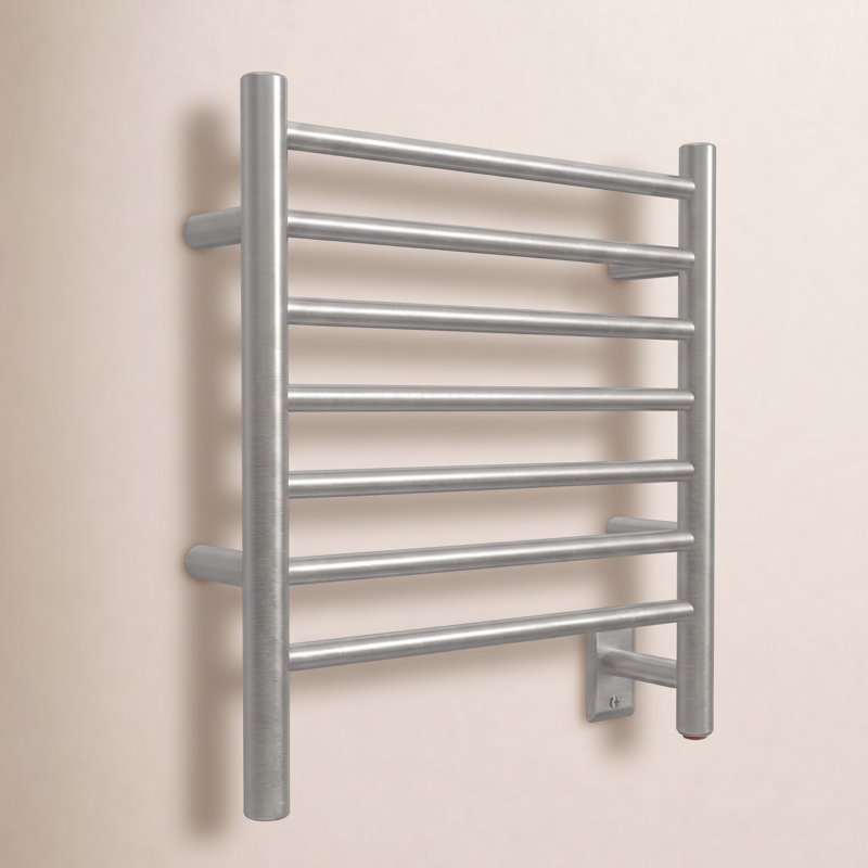 Radiant Small 20X20 Hybrid plug in or Hardwired Towel Warmer, Brushed