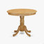 Ensemble de salle à manger 5 pièces Mid Century comprenant une table à manger et 4 chaises rembourrées en polyester texturé brun, chêne-73189941-73189933-72867302