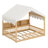 House-Shaped Daybed With Fense-756841893