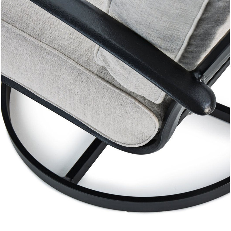 Manor Outdoor Rocker Chair, Gray
