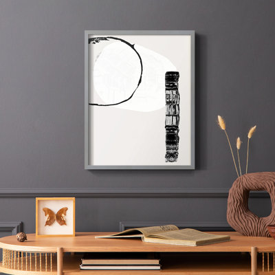 Reproduction encadrée Zen Shapes II - bois massif