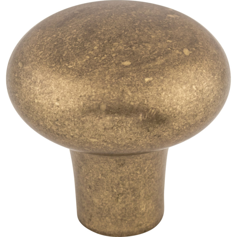 Aspen Round 7/8" Diameter Round Knob, 1 5/8" Knob Diameter, Light Bronze