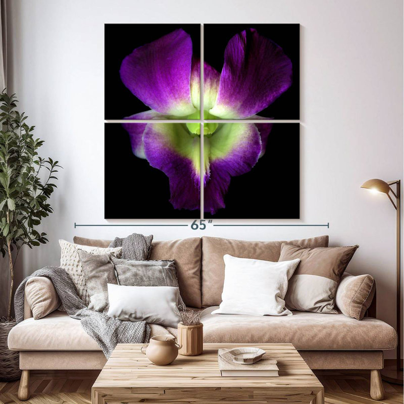 Harnek Solo Orchid, 50" H x 50" W
