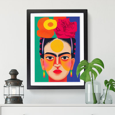 FRM-V0523-1058X Frida Kahlo Hypreprism - Picture Frame Graphic Art