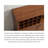 47.24" Brown Rectangular Solid Wood Wine Racks