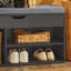 Carranza Polyester Upholstered Storage Bench-88577051