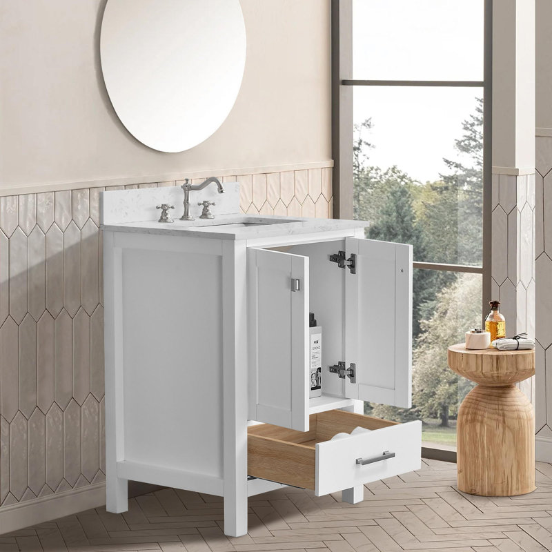 Meuble-lavabo simple 24 po avec lavabo