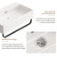 Lavabo vasque de salle de bain avec support tour