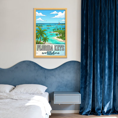 Scénario et paysages urbains des îles de la Floride, scène tropicale