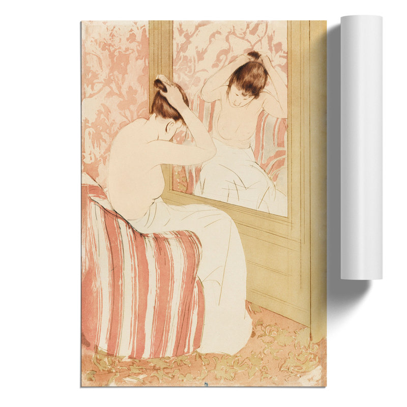 The Coiffure by Mary Cassatt - No Frame Print, 42cm H x 30cm W x 0.1cm D