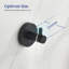 Ensemble de 3 crochets ronds pour serviettes et peignoirs de bain-90651954