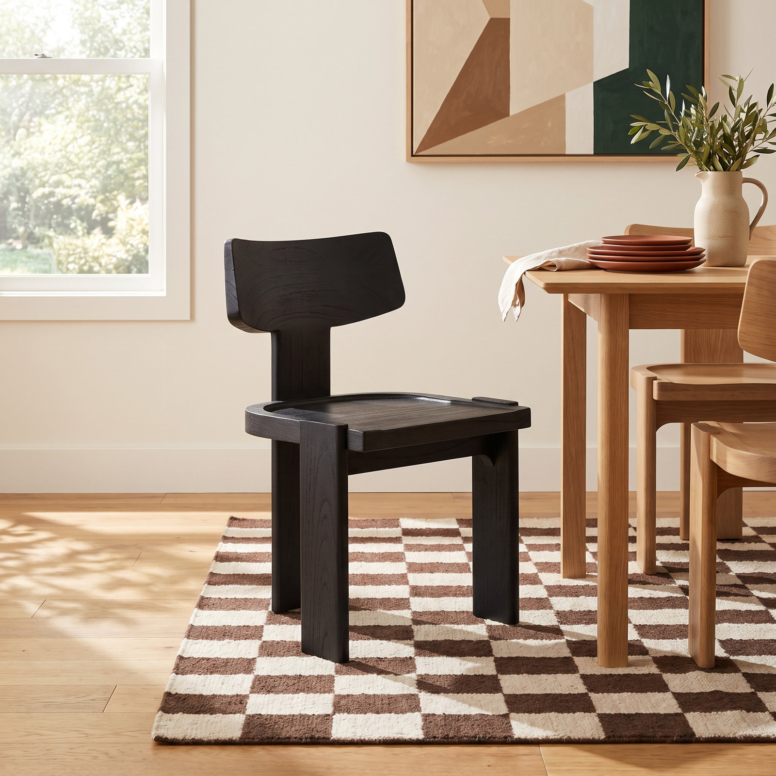 Geddes Side Chair, Black