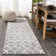 Wincott Ogee Fretwork Dark Gray/Cream Rug
