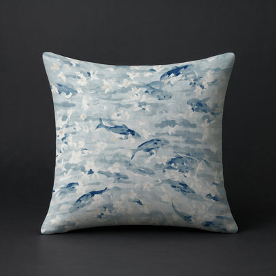 Modern Contemporary Indoor and Outdoor Throw Pillow