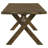 Carbon Knotty Nutmeg Rectangular Dining Table