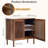 Accent Cabinet 2 Door - Walnet Color
