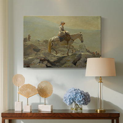 The Bridle Path, White Mountains-Winslow Homer-Gallery Wrapped Canvas-1868