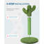 Grattoir pour chat, grattoir pour chat Cactus avec corde en sisal pour griffoir pour chats d'intérieur, arbre à chat vertical vert avec boule pendante pour chat-1183174888