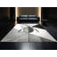 Tapis gris moelleux et moelleux à motif géométrique moderne et moelleux Freshford-1470650497