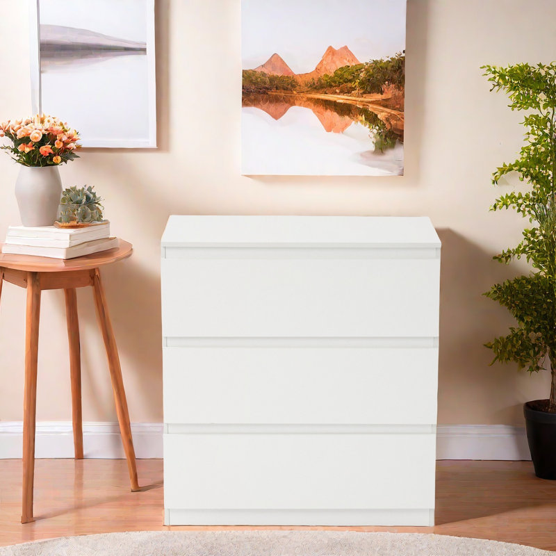 Saleta 70cm W Manufactured Wood Bedside Table