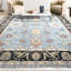 Wool Oriental Area Rug in Light Blue/Black/Red-72022602