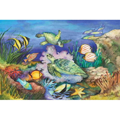 " Green Sea Turtles " by Kathleen Parr McKenna