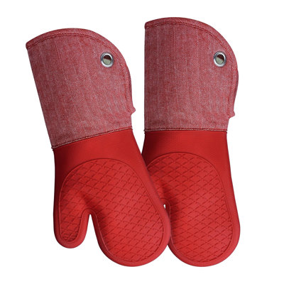 Professional Microwave Silicone Oven Mitts one Pair