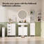 Holbrook White Freestanding Bathroom Storage Cabinet