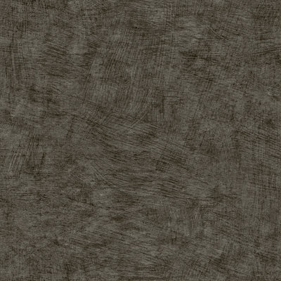 Pampas Plain Brushed Texture Black Wallpaper