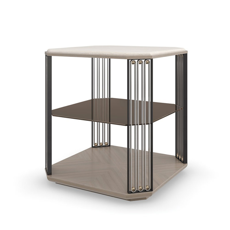 Alloy Stone End Table